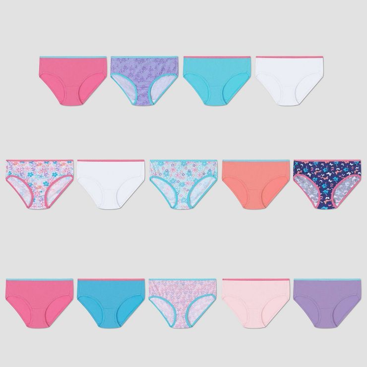 Hanes Girls' 14pk Briefs - Colors May Vary | Target