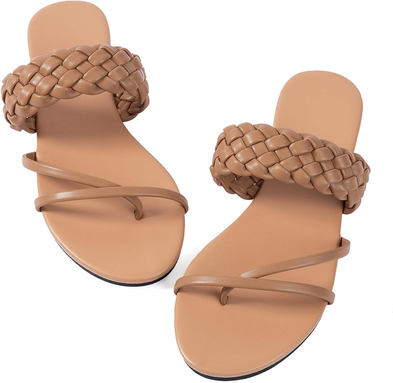 Women Flip-Flops Pearls Bow Sandals Beach Flat Rivets Rain Jelly Gold Pearls | Amazon (US)