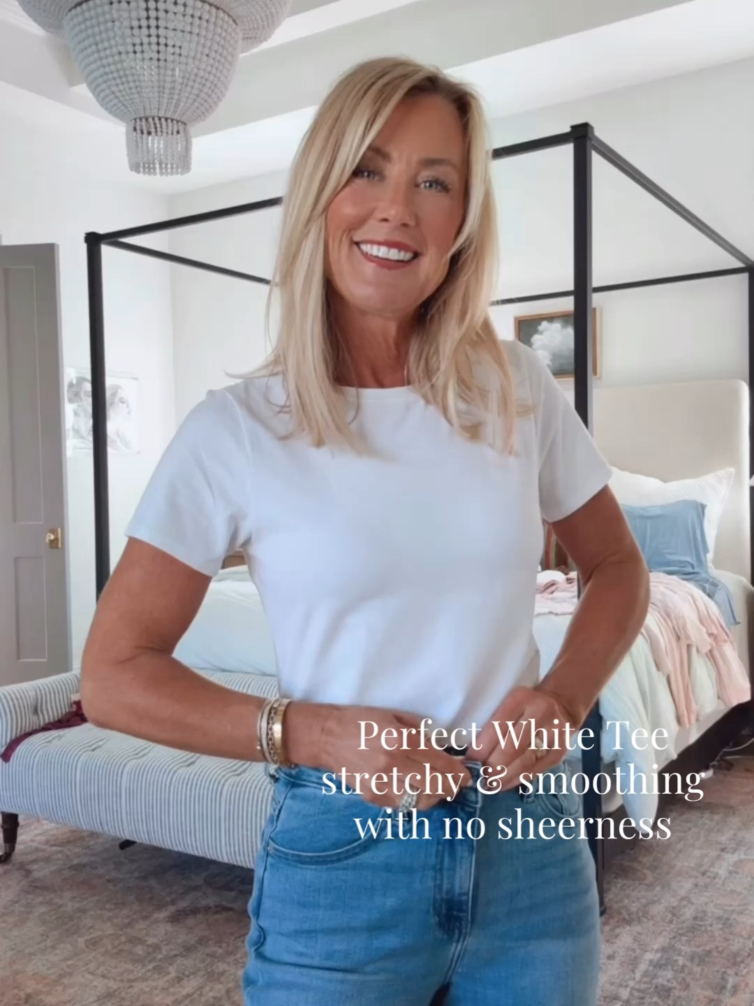 Loving lately | basic white tee 

#LTKOver40 #LTKSeasonal #LTKootd