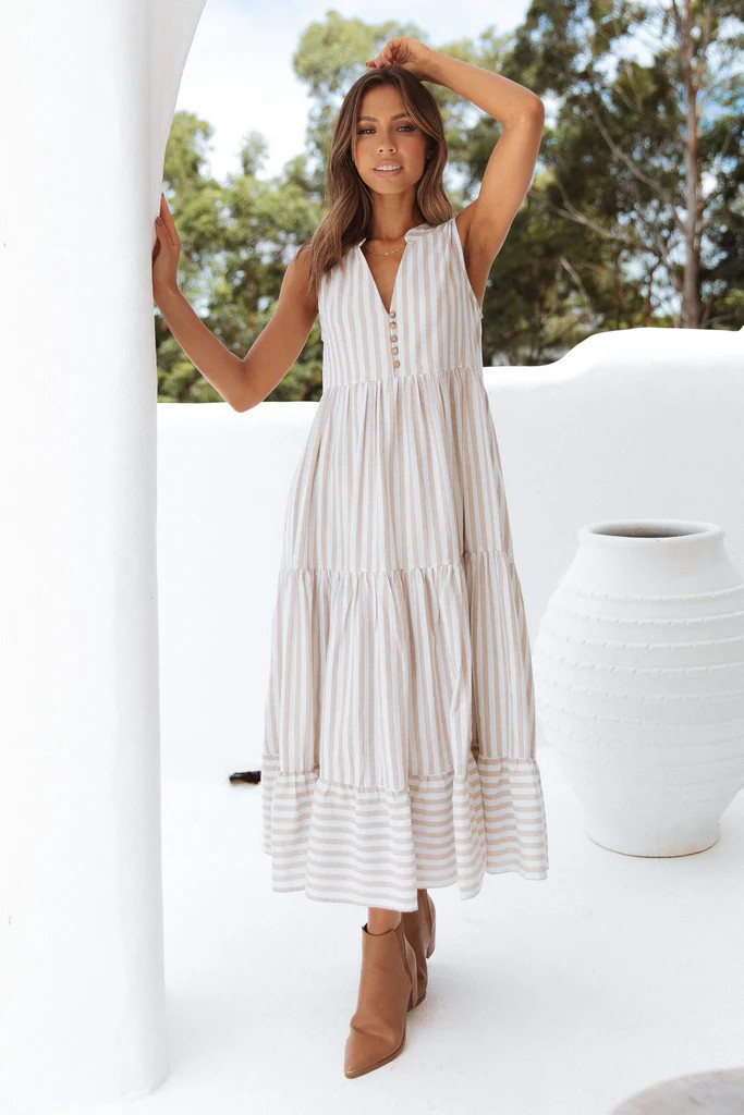 Honah Dress - Beige | Petal & Pup (AU)