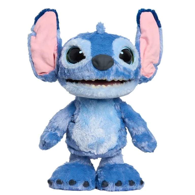 Disney Stitch Ultimate Stitch Interactive 17" Plush Toy, 100+ Sounds & Reactions, Kids Ages 3+ | Walmart (US)