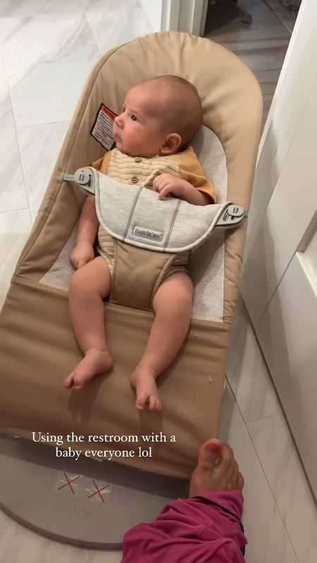 The BabyBjörn is essential for using a restroom with a baby 

#LTKFamily #LTKKids #LTKBaby