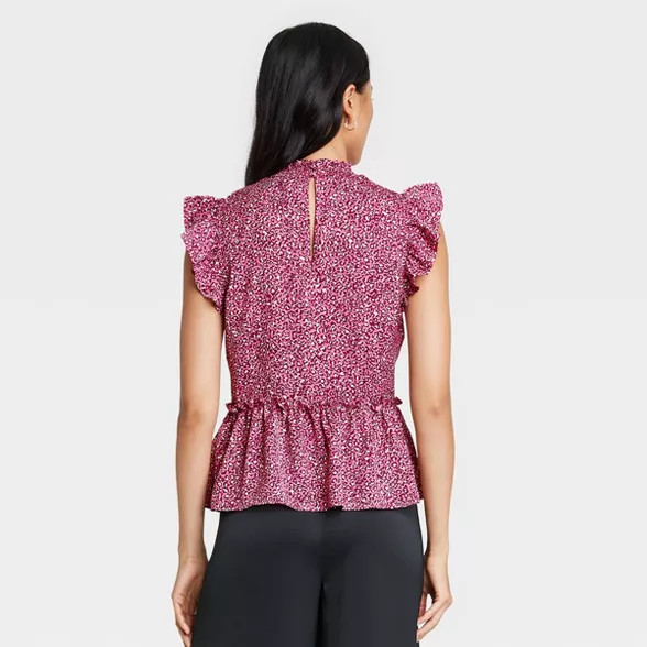 Women's Sleeveless Ruffle Top - Who What Wear™ | Target