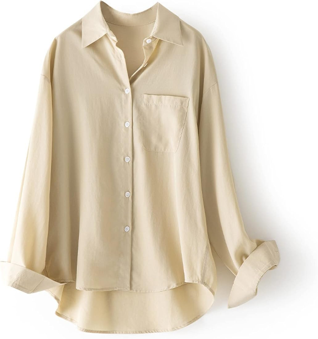 Women's Commuter Shirts Outdoor Casual Comfortable Versatile Single Breasted | Amazon (US)