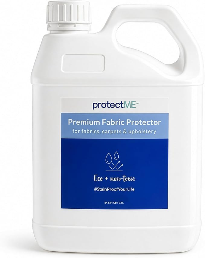protectME Fabric Protector and Stain Resistant Spray - Upholstery Fabric Spray for Stain Guard fo... | Amazon (US)