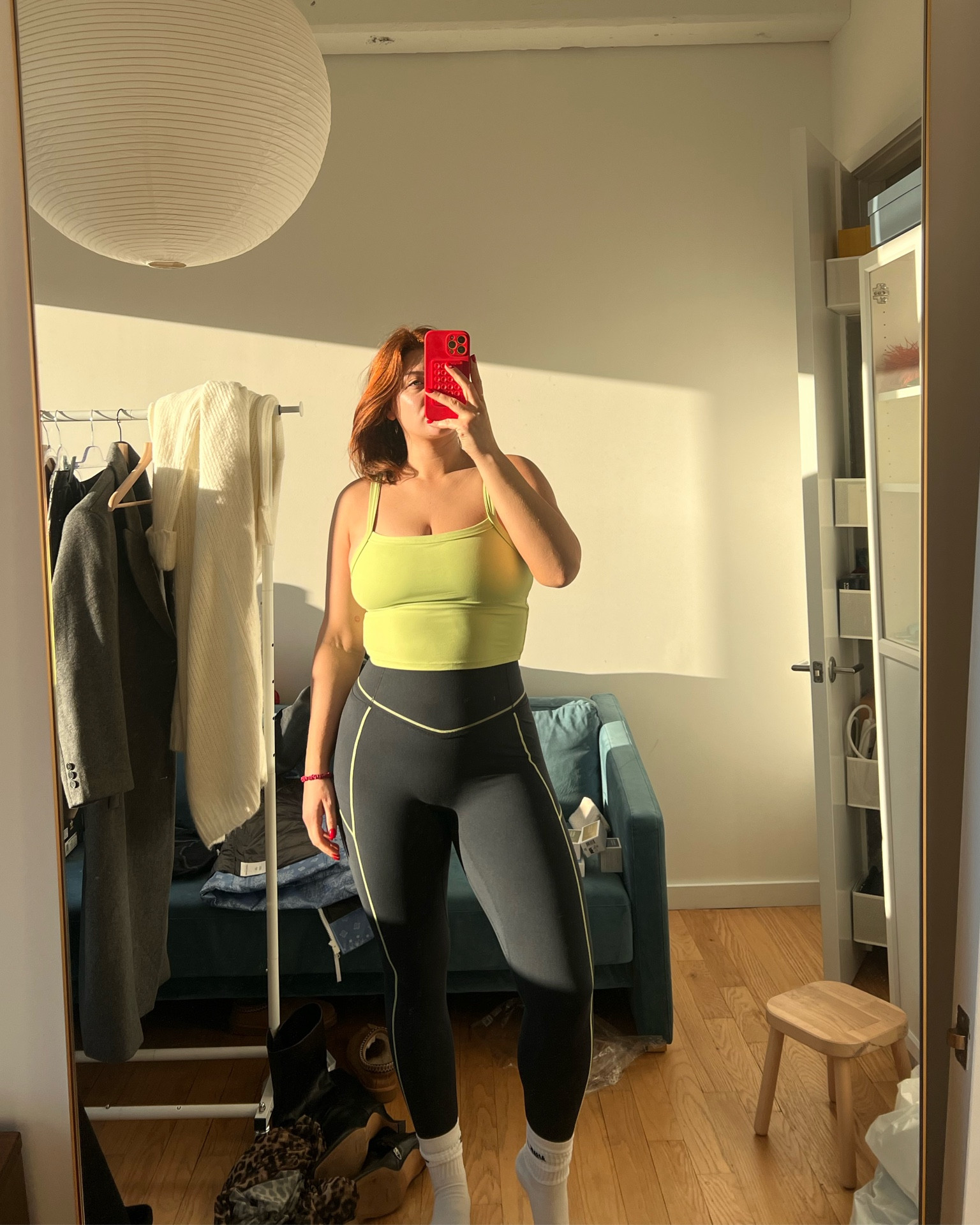 Top + leggings - size L 