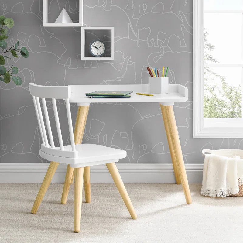 Essex 24.75" W Writing Desk and Chair Set | Wayfair North America