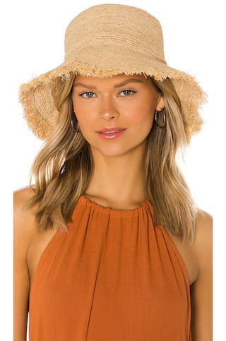 Hat Attack Packable Raffia Bucket Hat in Natural from Revolve.com | Revolve Clothing (Global)