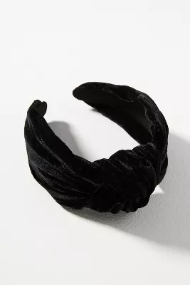 Velvet Top-Knot Headband | Anthropologie (US)