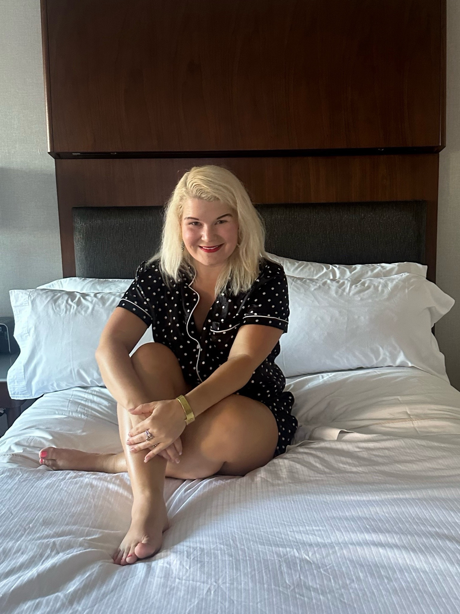 Polka dot pajamas. Soooo cozy and perfect for lounging on those warm summer nights! 

#LTKStyleTip #LTKSeasonal #LTKHome