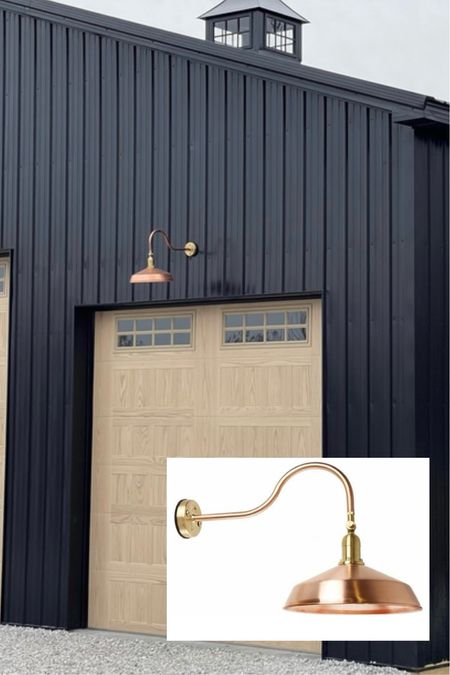 Copper barn, lights for garage from Amazon, extra large barn, lights, these are a splurge, but well worth it because they are such a statement, copper, lighting, outdoor lighting, outdoor sconce, bar lighting

#LTKStyleTip #LTKSaleAlert #LTKHome