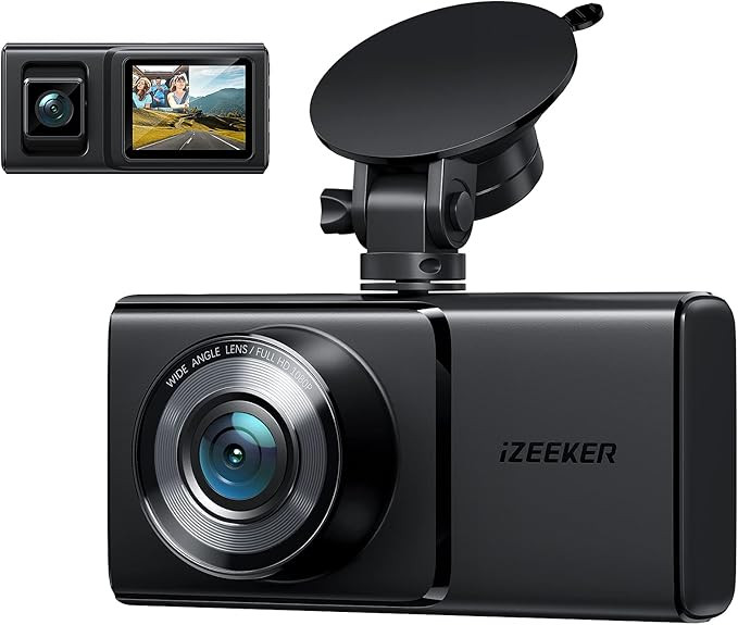 iZEEKER Dash Cam Front and Inside Cabin, Both 1080P Dual Dash Camera for Cars with IR Night Visio... | Amazon (US)