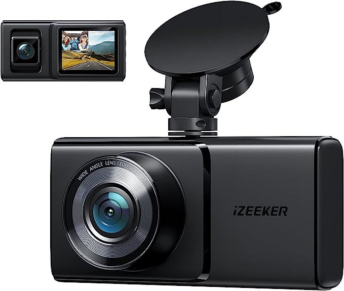 iZEEKER Dash Cam Front and Inside Cabin, Both 1080P Dual Dash Camera for Cars with IR Night Visio... | Amazon (US)