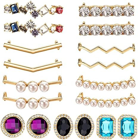 INMAKER Shoelace Charms, 18 Pieces Lace Charms for sneakers, Jewelry Clips Shoe Lace Charm as Gif... | Amazon (US)