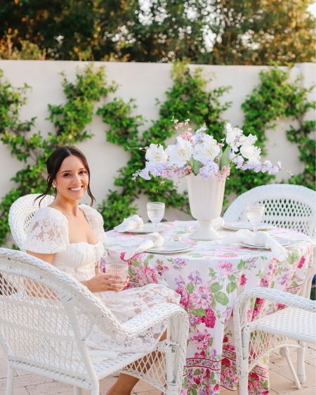 The most BEAUTIFUL garden party setup with a Bridgerton theme! 🌸 this is the perfect party setup for bridal showers, baby showers, or Mother’s Day 💗 

#LTKhome #LTKSeasonal #LTKparties