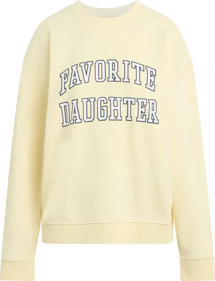 Collegiate Cotton Blend Sweatshirt | Nordstrom