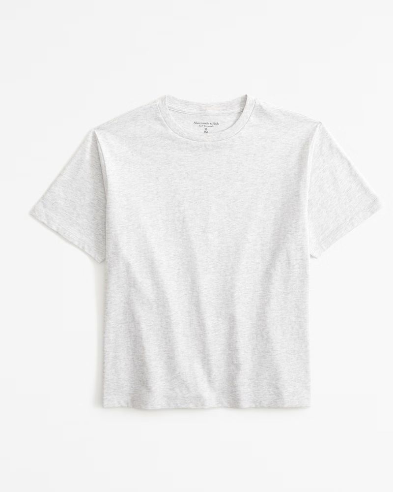 Women's Essential Premium Polished Relaxed Tee | Women's New Arrivals | Abercrombie.com | Abercrombie & Fitch (US)