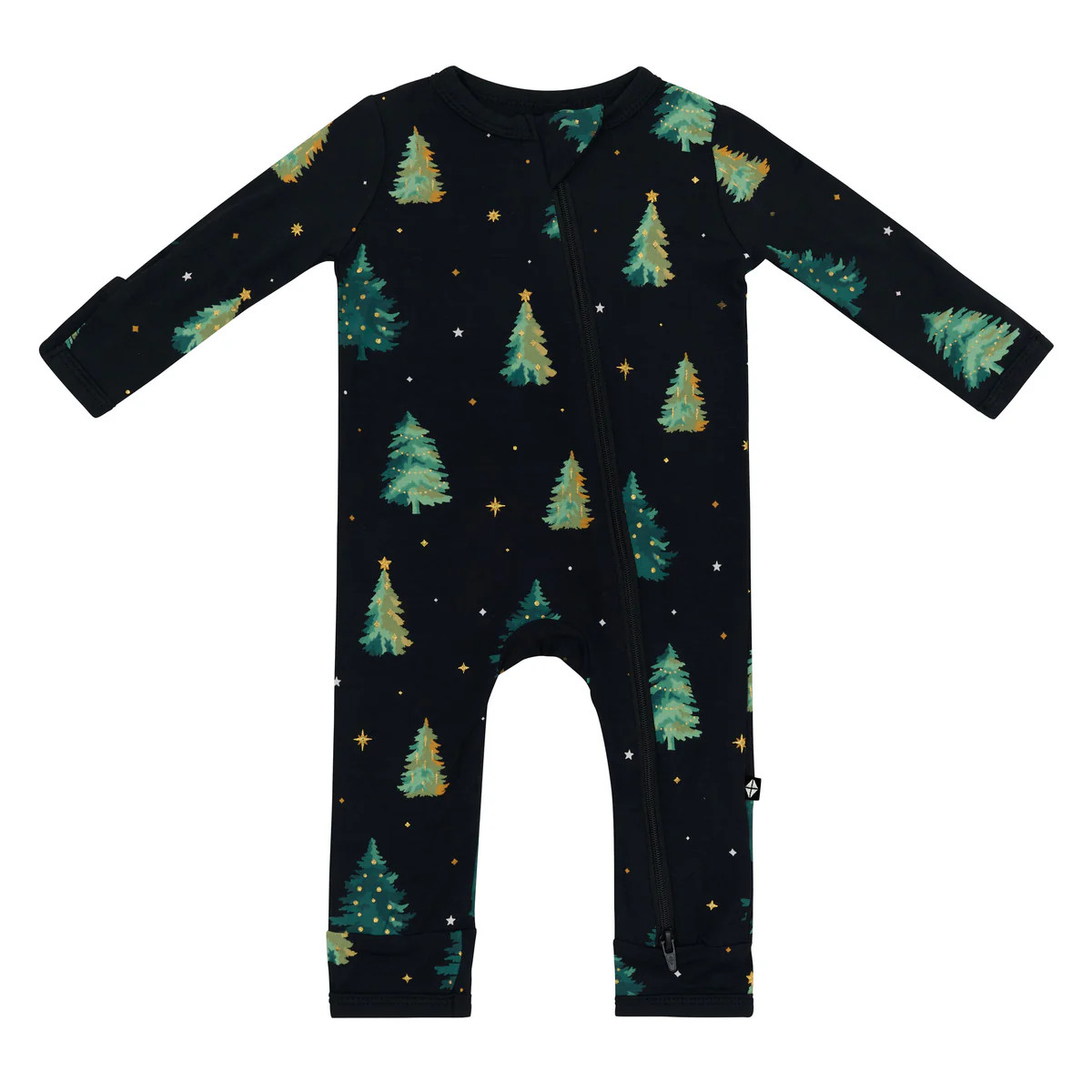 Zippered Romper in Twinkle Tree | Kyte Baby
