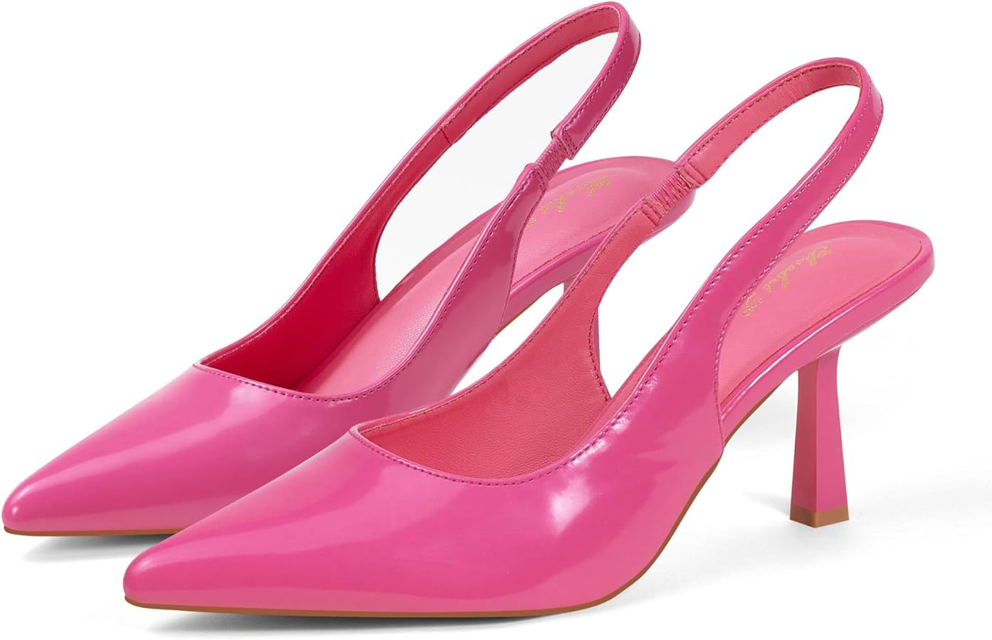 Elisabet Tang Women's Slingback Kitten Heel,Sexy Pointed Closed Toe Stilettos Pumps Slingback Hee... | Amazon (US)