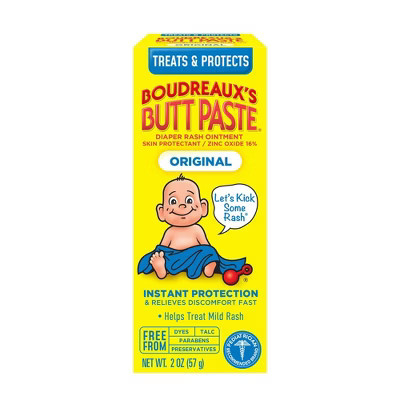 Boudreaux Butt Paste Diaper Rash Ointment 2Oz | Target