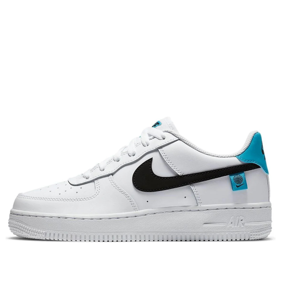 (GS) Nike Air Force 1 '07 Low 'Worldwide Pack - Blue Fury' | KICKS CREW