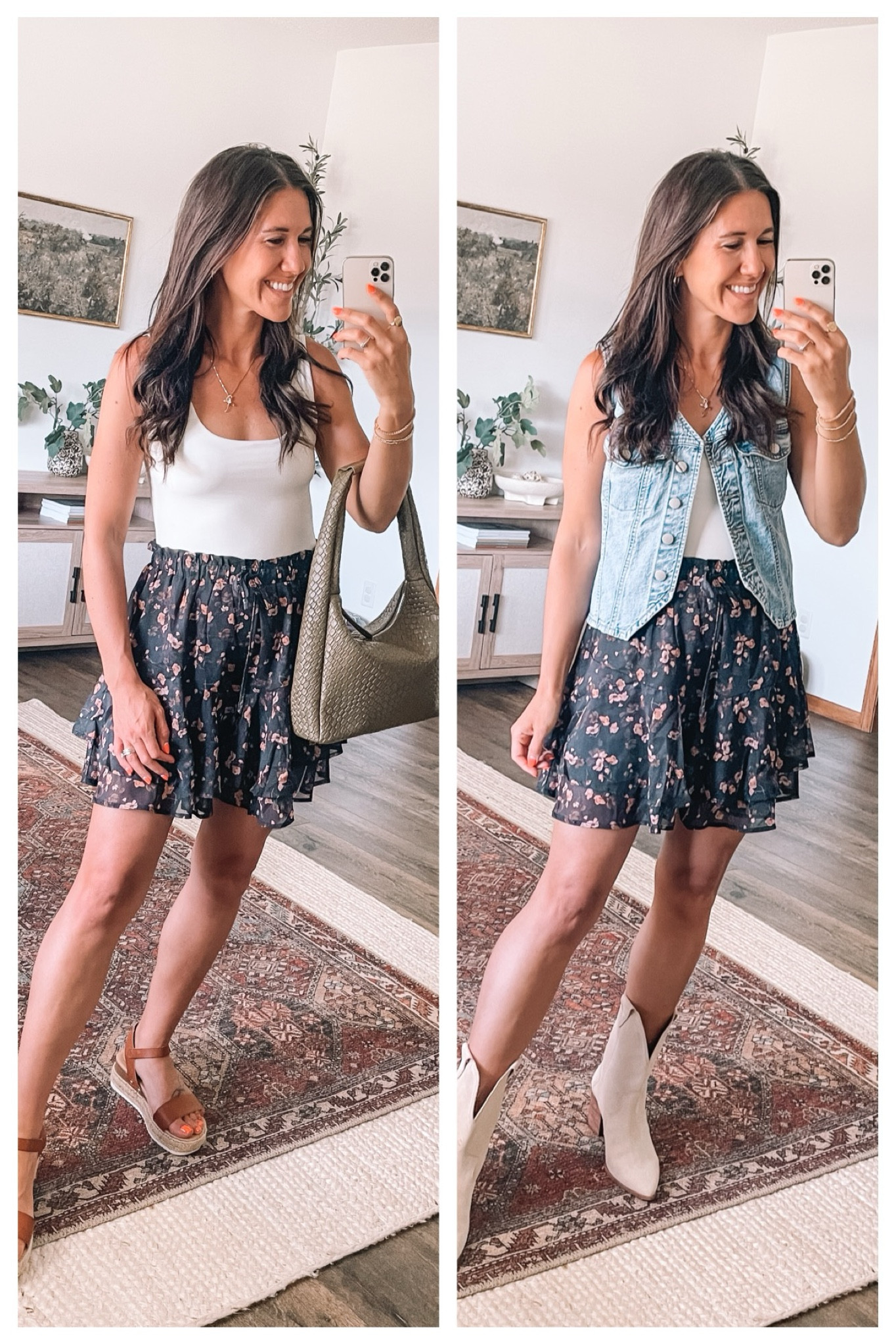 The perfect summer shorts! Sized up to medium for growing bump. Small in bodysuit & small in denim vest. 

Size up .5 in boots!
Sandals fit tts


Amazon fashion 
Amazon finds 
Summer outfits 
Bump style 


#LTKSeasonal #LTKBump #LTKFindsUnder50