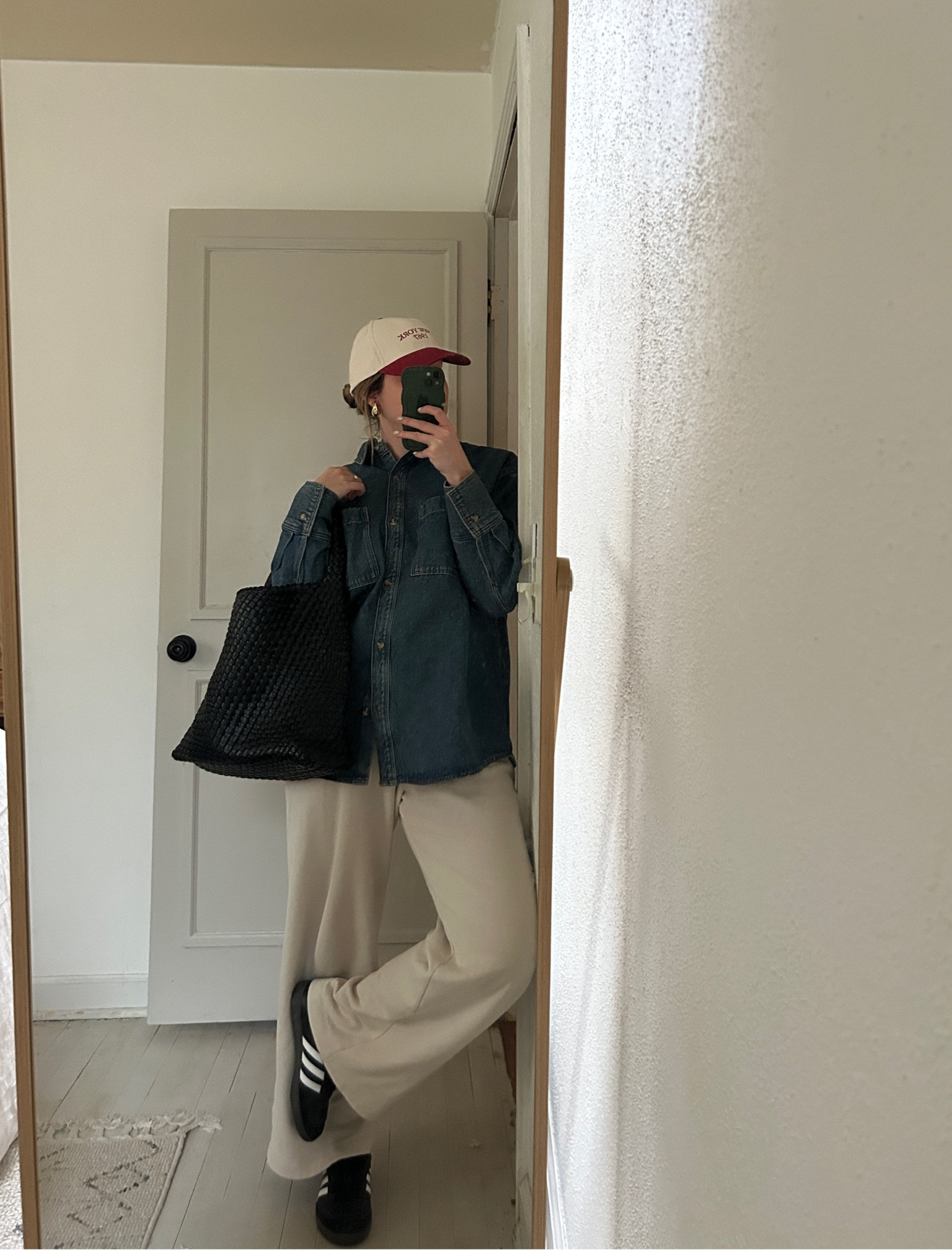 Denim and sweats for this mom OOTD! 

#LTKstyletip #LTKfindsunder50