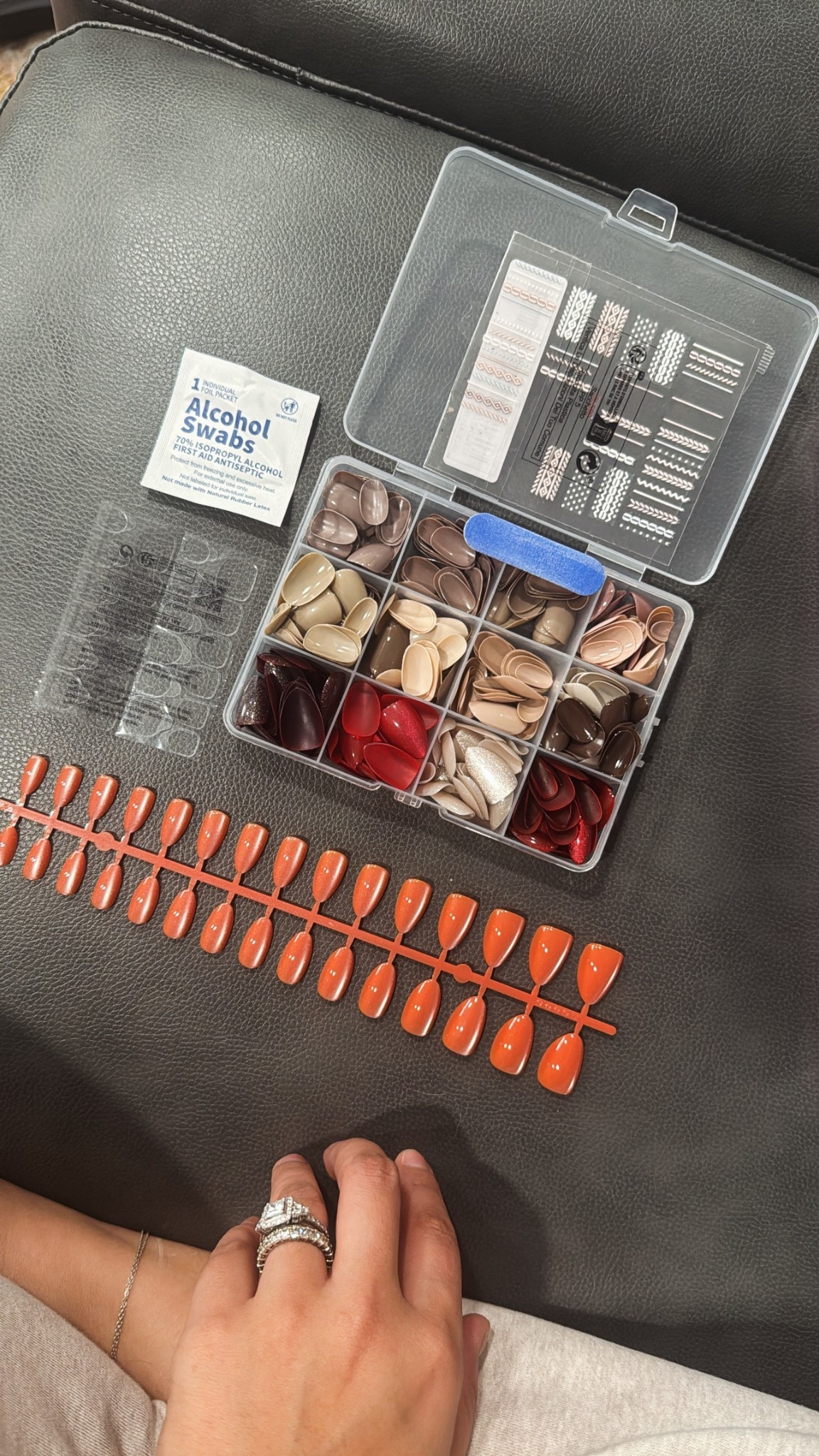 Stick on nails for the win! 

#LTKFindsUnder50 #LTKdayinmylife #LTKBeauty