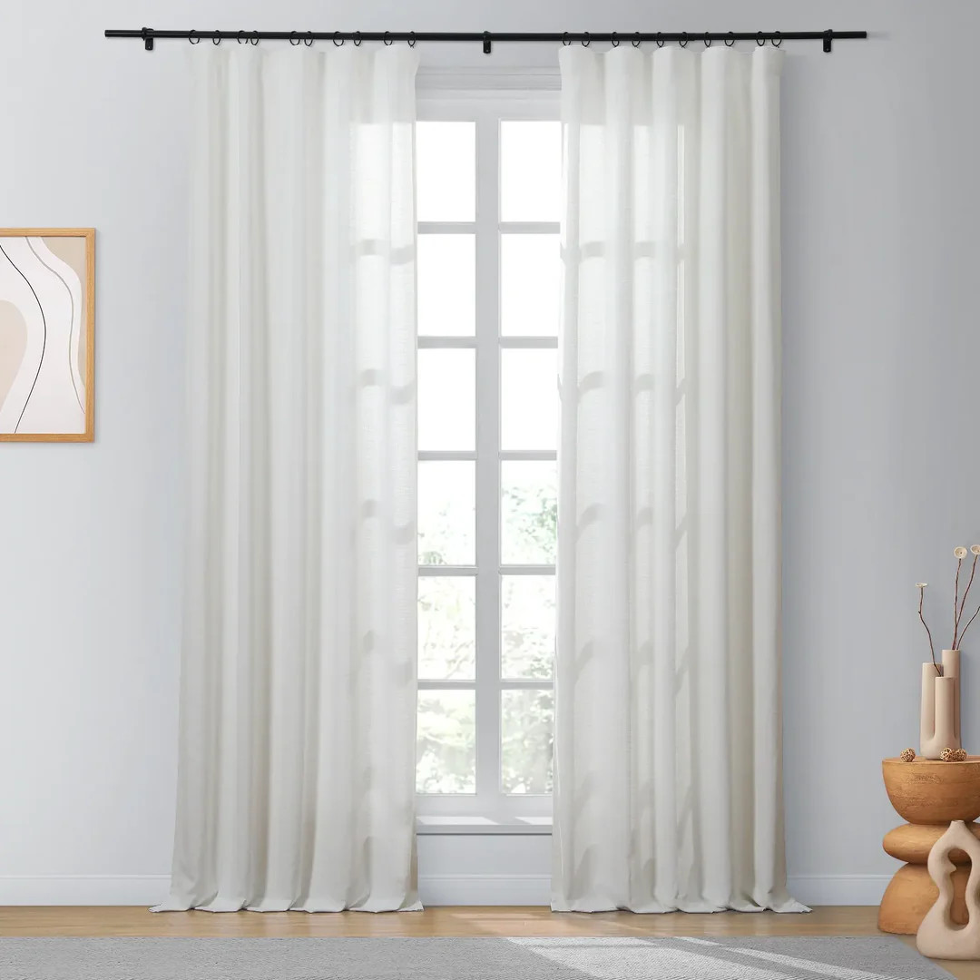 Isabella Heavyweight Cotton Drapery Pleated | TWOPAGES