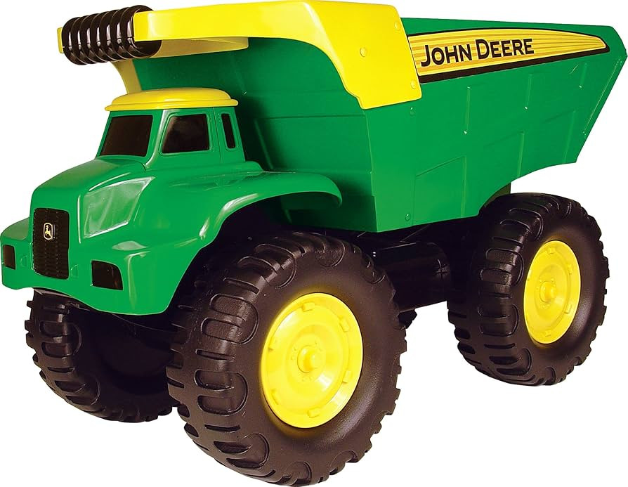 TOMY John Deere Durable Construction Vehicles Toy for Kids, Big Scoop Dump Truck, 21 Inch | Amazon (US)