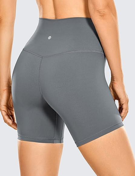 CRZ YOGA Women's Naked Feeling Biker Shorts - 3'' / 4'' / 6'' / 8'' / 10'' High Waisted Yoga Work... | Amazon (US)