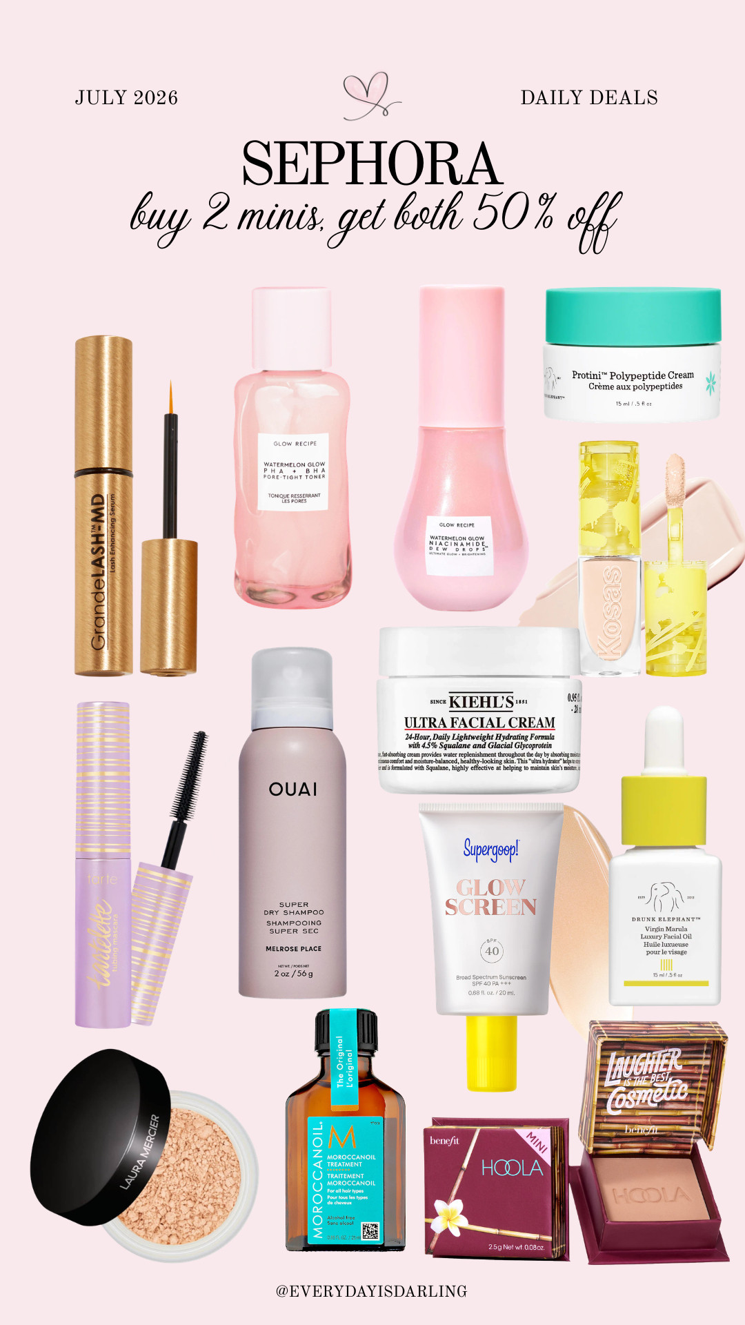 Sephora mini sale through 7/15!  

 #LTKSaleAlert #LTKBeauty