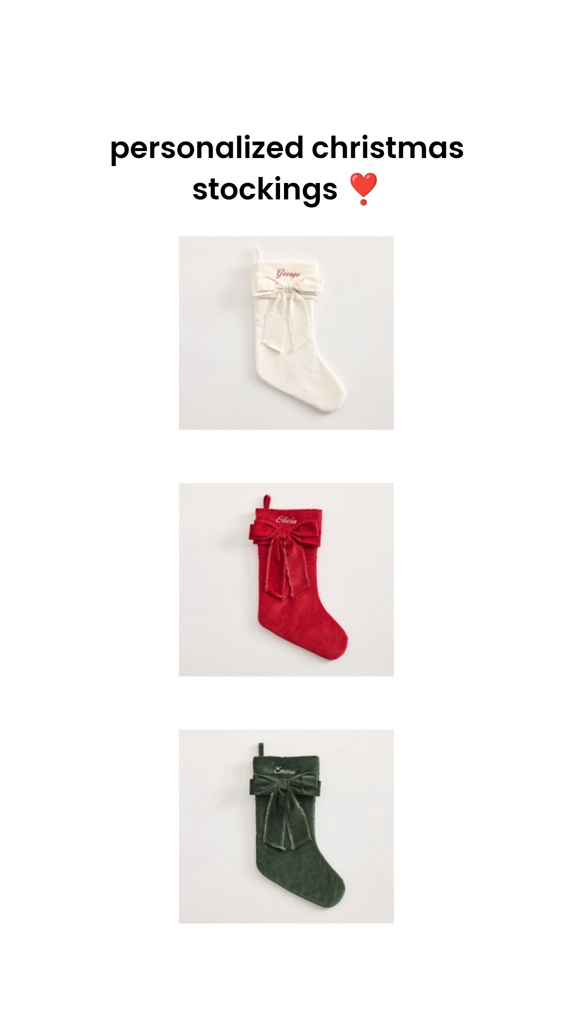 personalized christmas stockings!

#LTKHoliday