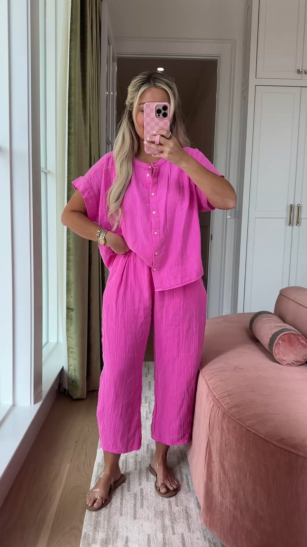 Gap haul!
Wearing size small top and small petite pants  

#LTKPetite #LTKSwim #LTKTravel