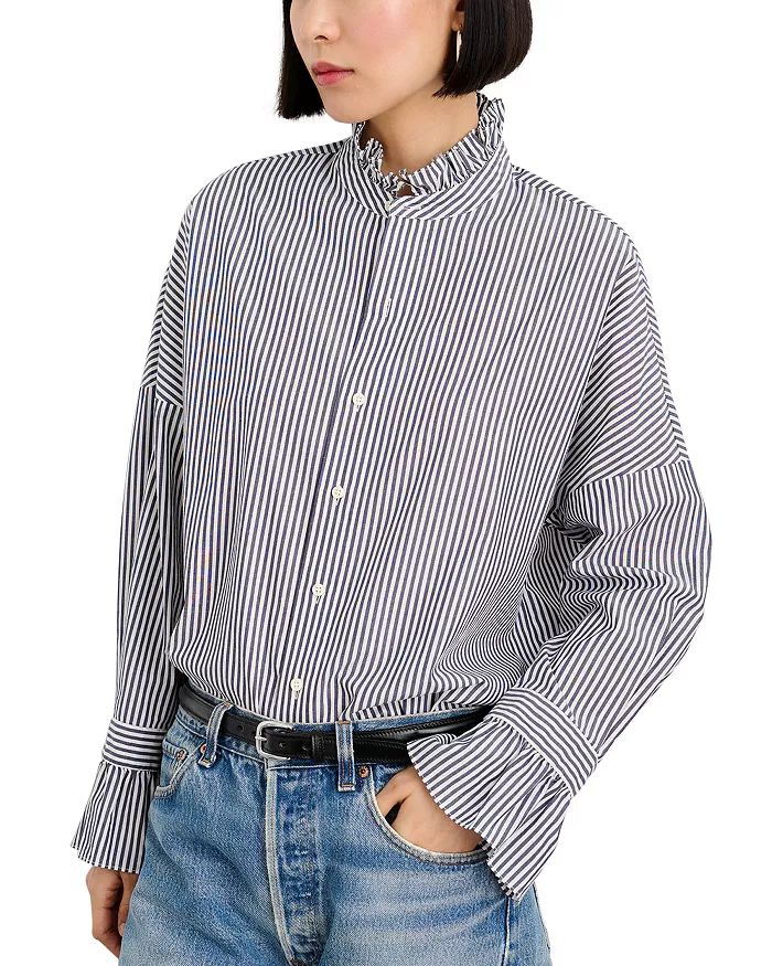Cotton Easy Ruffle Shirt | Bloomingdale's (US)