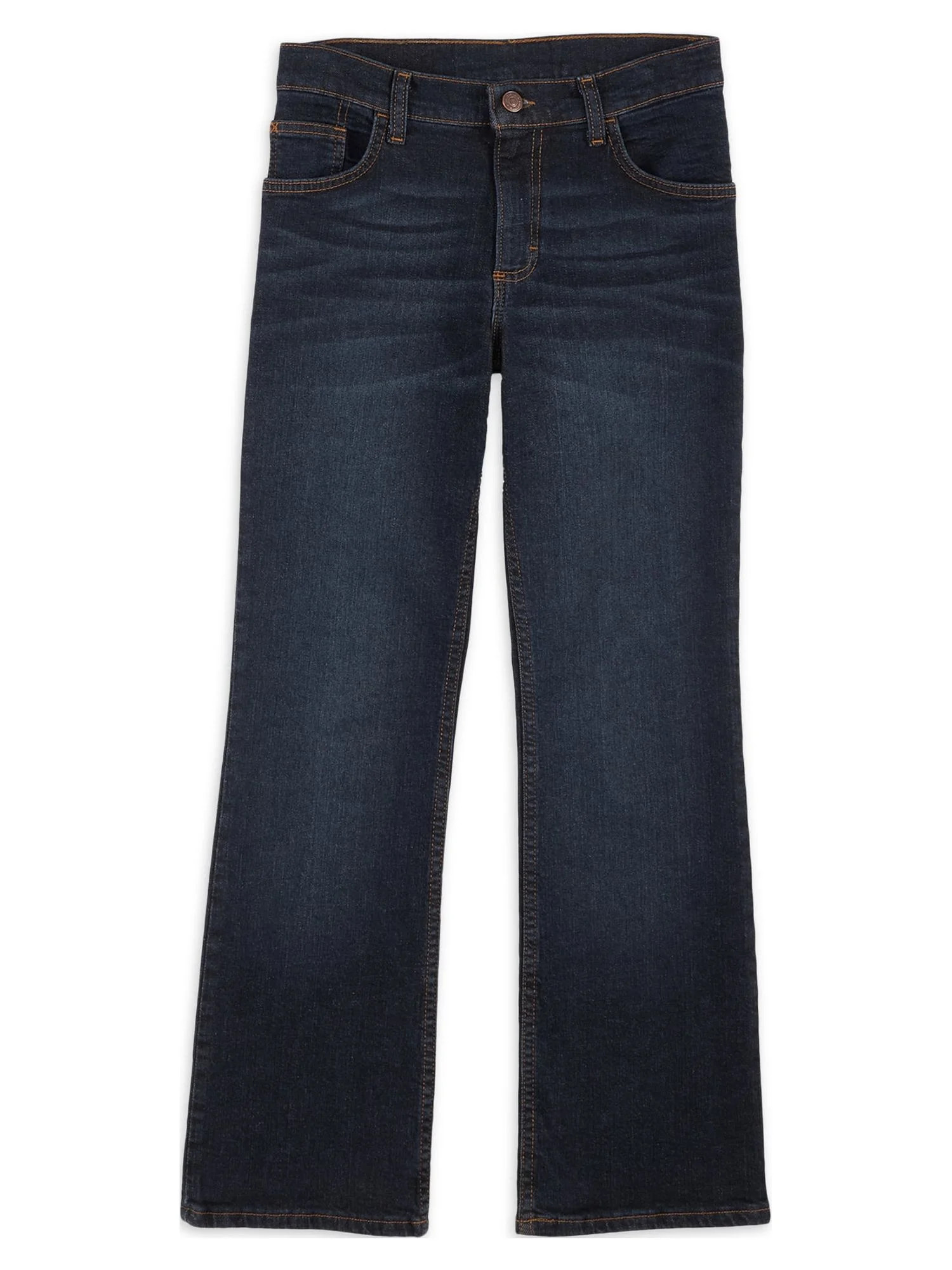 Wrangler Boys Bootcut Denim Jeans, Sizes 4-18 & Husky | Walmart (US)