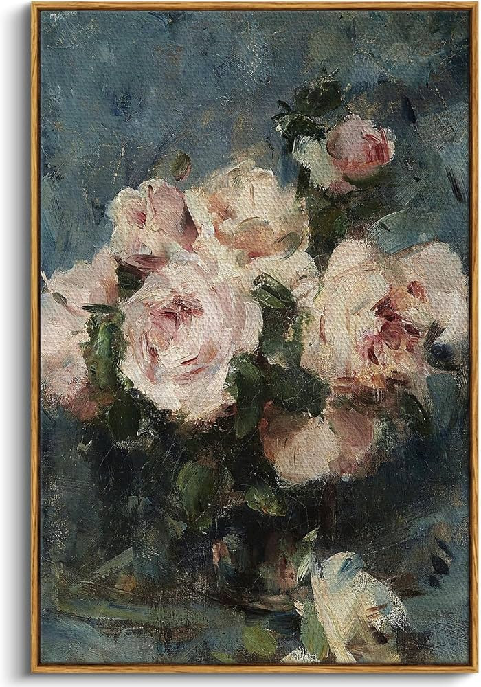 InSimSea Framed Wall Art for Living Room Flower Wall Pictres Roses Vintage Botanical Prints Flora... | Amazon (US)