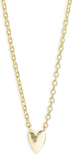 Argento Vivo Sterling Silver Mini Heart Pendant Necklace | Nordstrom | Nordstrom