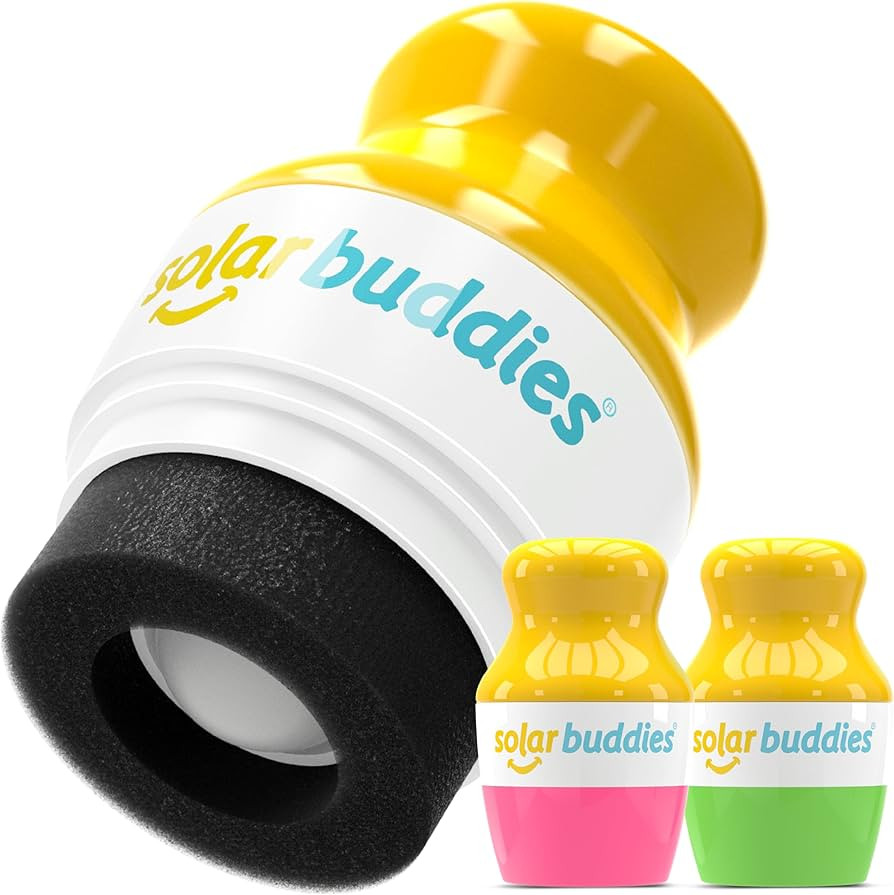 Solar Buddies Sunscreen Applicator - Pink & Green Duo - BPA-Free Refillable Roll on Sponge Sunscr... | Amazon (US)