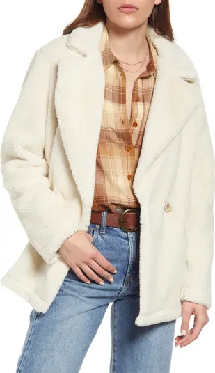 Faux Shearling Coat | Nordstrom
