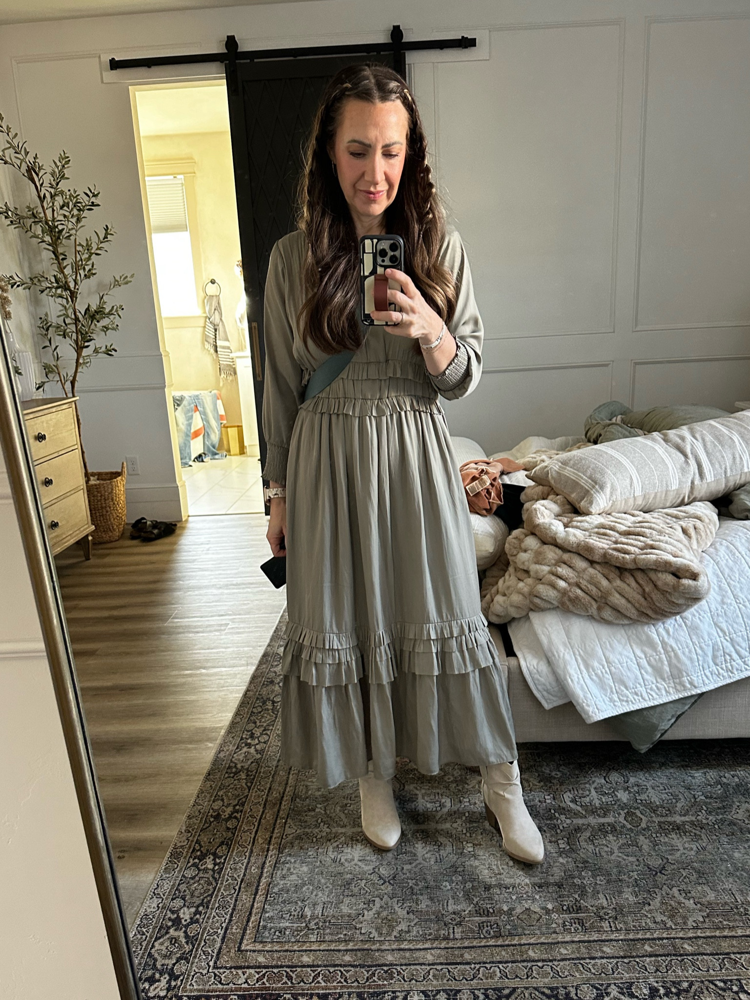 Loving my new dress from @bohme! And these little cowboy boots are only $25 from @walmart!

#LTKGiftGuide #LTKmidsize #LTKSeasonal