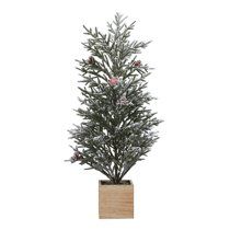 Holiday Time Rosemary Tree with Wood Base Christmas Decoration, 24" | Walmart (US)