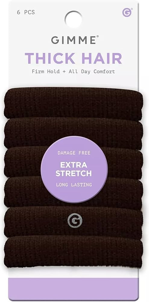 GIMME Beauty Thick Hair Extra Stretch Bands - Patent-Pending Design for Maximum Hold - Premium Ti... | Amazon (US)
