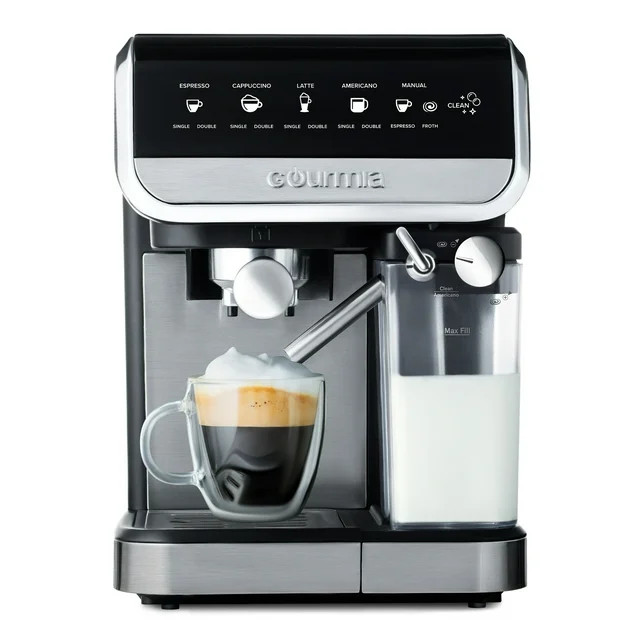 Gourmia Espresso, Cappuccino, Latte & Americano Maker with Automatic Frothing - Walmart.com | Walmart (US)
