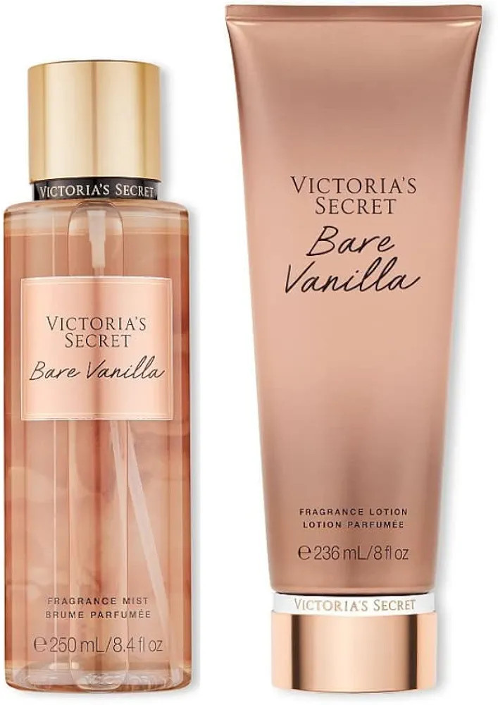 Kit Body Splah + Creme Hidratante Bare Vanilla Victoria's Secret 236ml+250ml | Amazon (BR)