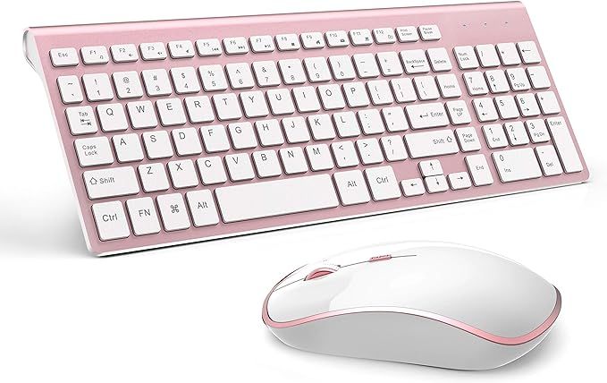 Wireless Keyboard Mouse, JOYACCESS 2.4G Compact and Full Size Wirelss Keyboard and Mouse for PC, ... | Amazon (US)