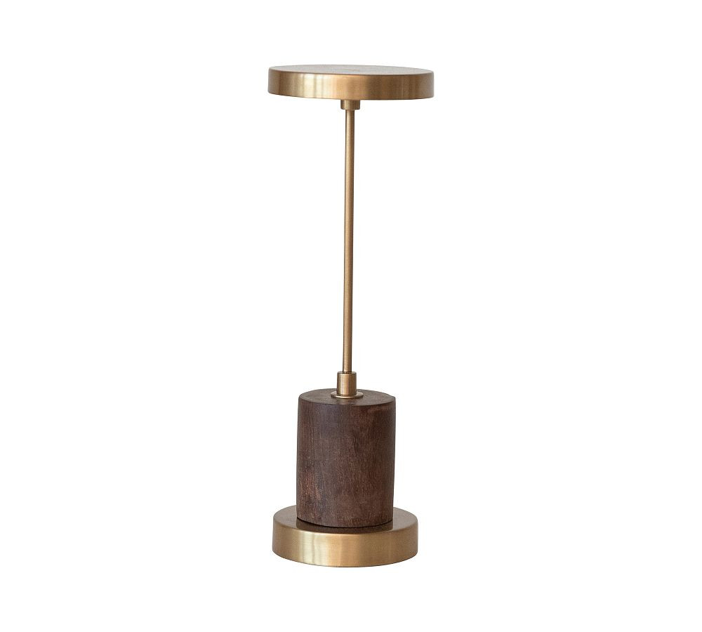 Antique Brass LED Touch Sensor Portable Table Lamp | Pottery Barn (US)