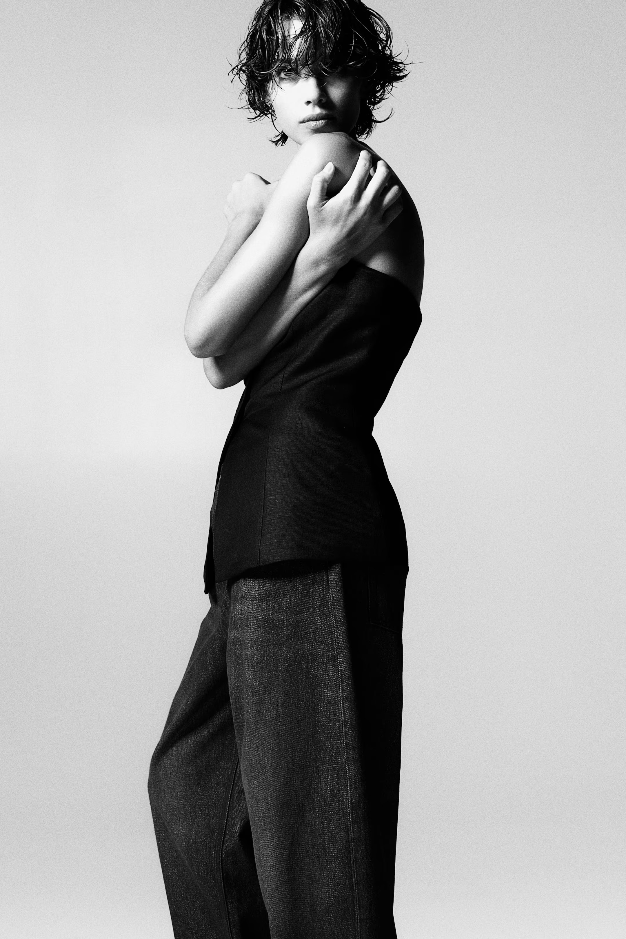 Barrel High Jeans - Black - Ladies | H&M AU | H&M (AU)