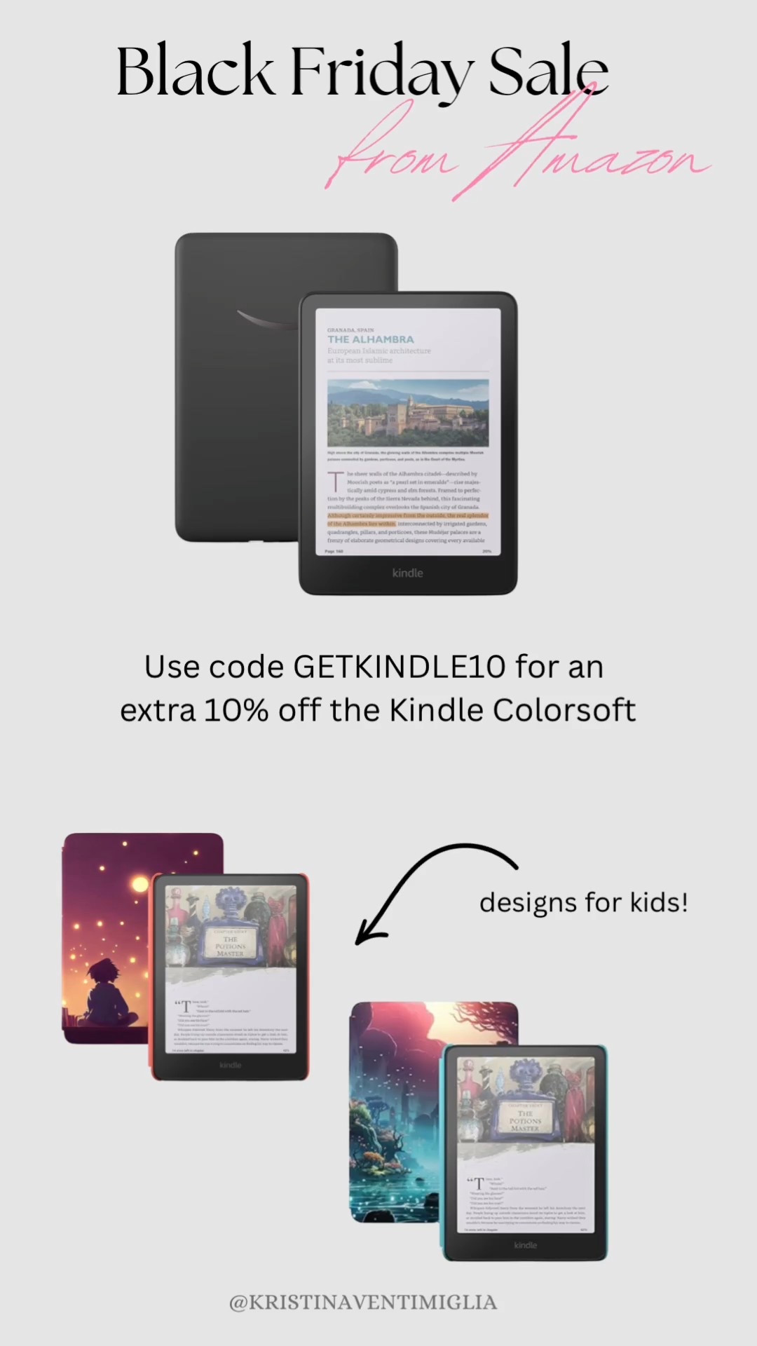 Amazon kindle on sale for Black Friday with a stackable code. GETKINDLE10 

#LTKKids #LTKGiftGuide #LTKCyberWeek