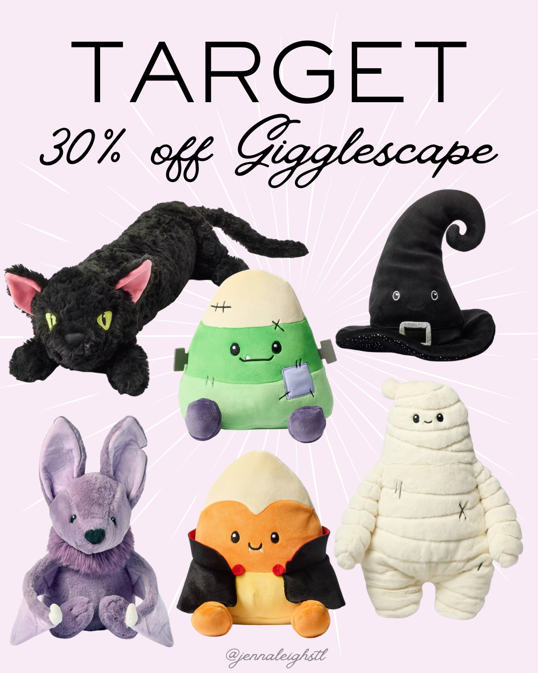 Target has 30% off Gigglescape plush right now! 🎃 These Halloween ones are so cute and would make the sweetest spooky season surprise. 

 #LTKSeasonal #LTKSaleAlert #LTKKids